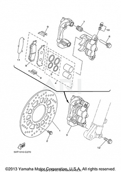 FRONT BRAKE CALIPER