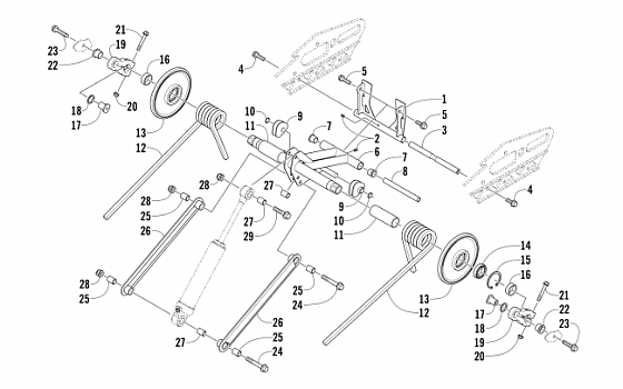 REAR SUSPENSION REAR ARM ASSEMBLY