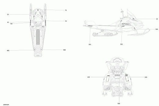 Decals Tundra - 600 ACE - Package Sport