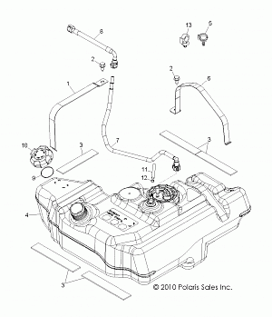 BODY, FUEL TANK - R13XE76AD/EAI (49RGRFUEL11RZRS)