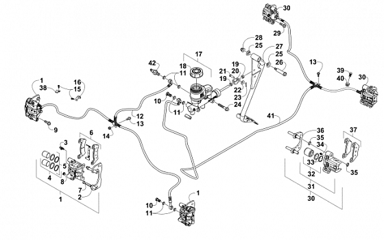 HYDRAULIC BRAKE ASSEMBLY