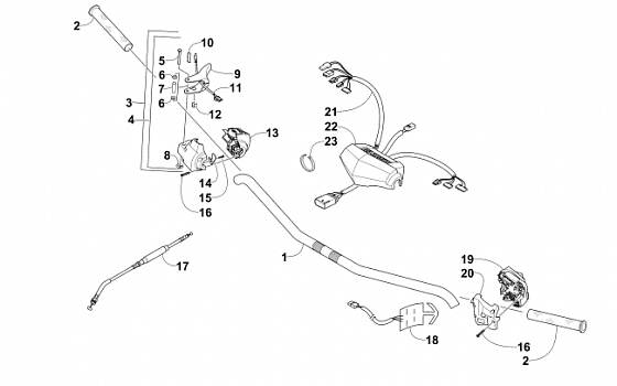 HANDLEBAR AND CONTROLS