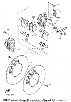 FRONT BRAKE CALIPER