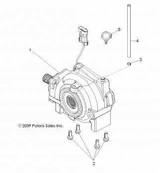 DRIVE TRAIN, FRONT GEARCASE - R10XH76AA (49RGRGEARCASEMTG10RZRS)