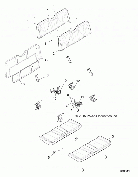 BODY, SEAT - R19RNA57B1/B9/EBX (700312)