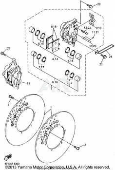 FRONT BRAKE CALIPER