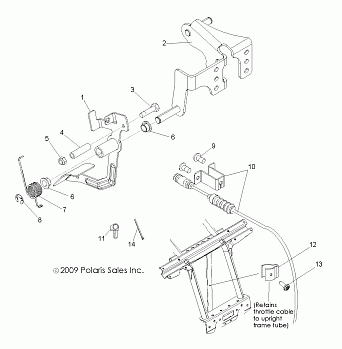 ENGINE, THROTTLE PEDAL - R10XH76AA (49RGRTHROTTLEPEDAL10RZRS4)