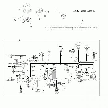 ELECTRICAL, HARNESSES - A13MH50TD (49ATVHARNESS13SP400)