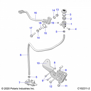 BRAKES, BRAKE PEDAL and MASTER CYLINDER - A20SXN85A8/CA8 (C102211-2)