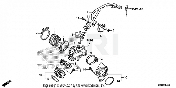 INTAKE MANIFOLD@INJECTOR