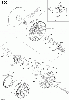 Drive Pulley 600