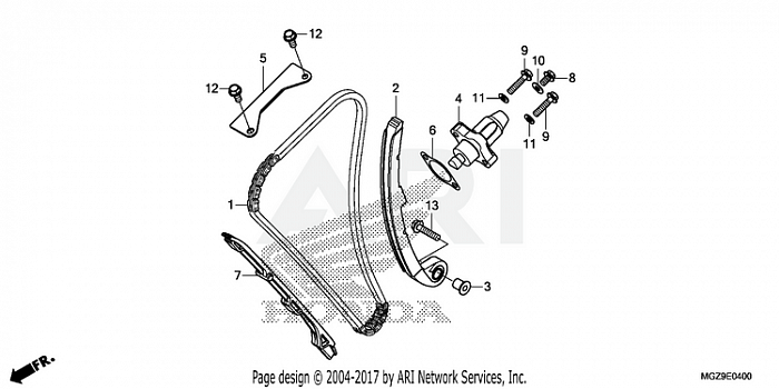 CAM CHAIN@TENSIONER