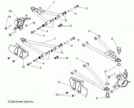 SUSPENSION, FRONT CONTROL ARMS - R09HH50AG/AR (49RGRSUSPFRT097004X4)