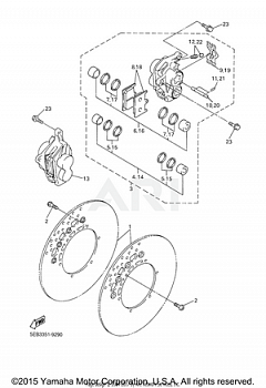 FRONT BRAKE CALIPER