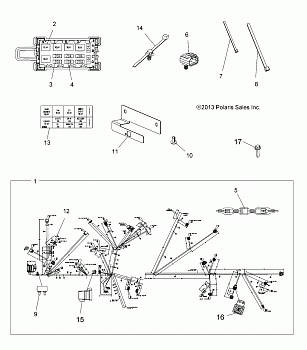 ELECTRICAL, HARNESS, NON-EPS - A14GH85AD (49ATVHARNESS14850SCRAM)