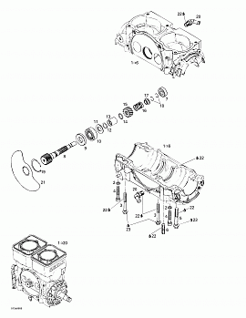 Crankcase, Rotary Valve