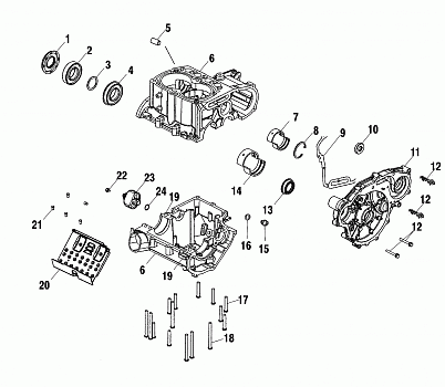 CRANKCASE - A03CH59AA/AF/AG (4977187718D03)