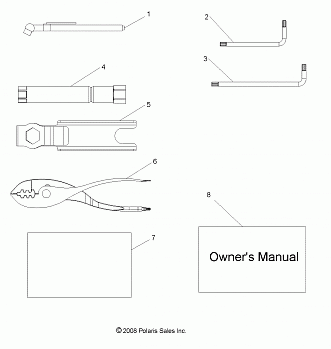 REFERENCES, TOOL KIT and OWNERS MANUAL - R12VE76FX/FI (49RGRTOOL09RZRI)