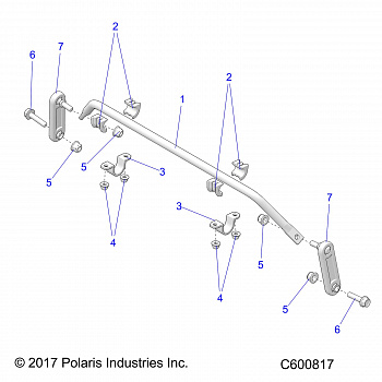 SUSPENSION, SWAY BAR - S21TLC6RS/6RE ALL OPTIONS (C600817)