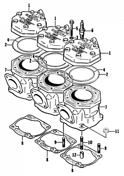 CYLINDER AND HEAD ASSEMBLY