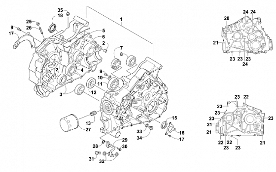 CRANKCASE ASSEMBLY