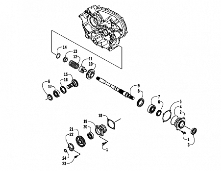 FRONT BEVEL GEAR