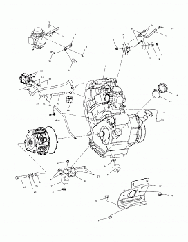 ENGINE MOUNTING - A01CD32AA (4964026402A013)