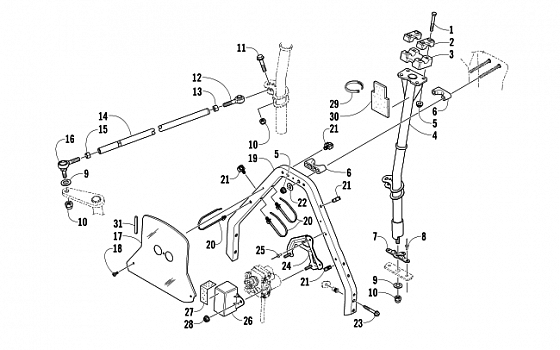 STEERING POST ASSEMBLY