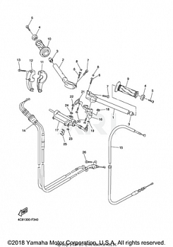 STEERING HANDLE CABLE