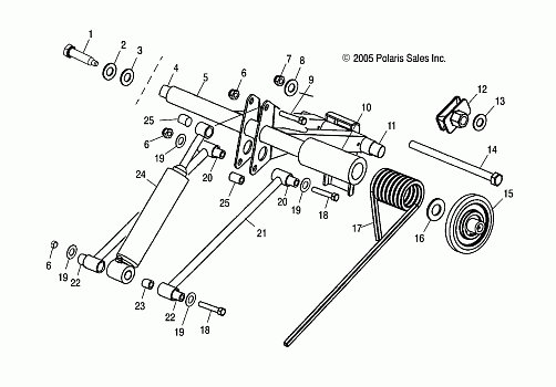 TORQUE ARM, REAR - S06NJ5BSA (4997279727B10)