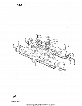 CYLINDER HEAD COVER (MODEL Z -E.NO.155014)