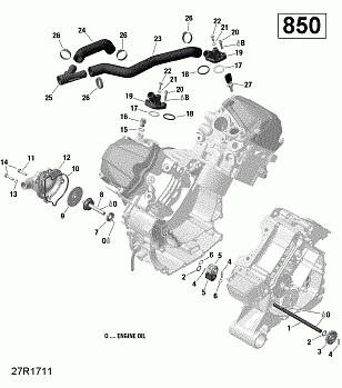 Engine Cooling - 850 EFI