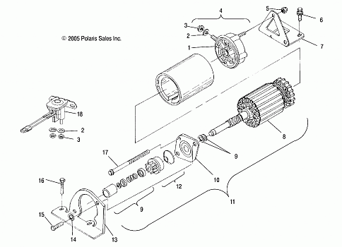 STARTING MOTOR - S06NJ5BE (4997279727C13)