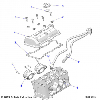 ENGINE, THROTTLE BODY AND VALVE COVER - R20T6A99A1/B1/E99A9/AM/AS/B9/BM/BS (C700605)