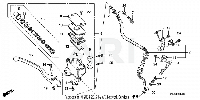 FRONT BRAKE MASTER CYLINDER