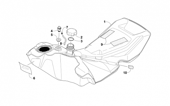 GAS TANK ASSEMBLY