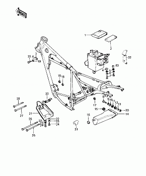FRAME FITTINGS (&#39;80-&#39;81 A7/A8)