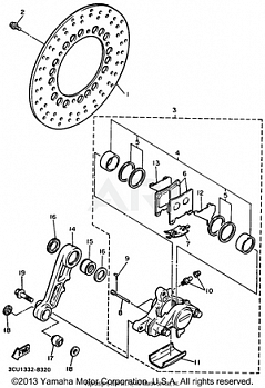 REAR BRAKE CALIPER