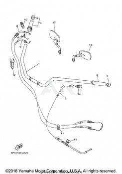 STEERING HANDLE CABLE