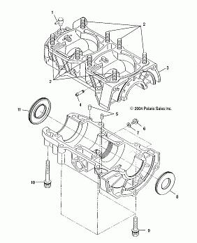 CRANKCASE - S05NJ5BS/A (4992769276C09)