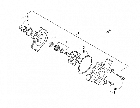 WATER PUMP ASSEMBLY