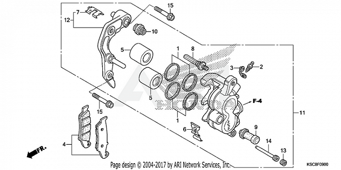 FRONT BRAKE CALIPER