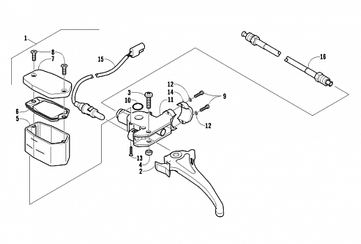 DRIVE/REVERSE DROPCASE ASSEMBLY (esr)