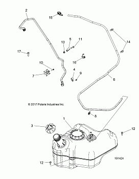 BODY, FUEL TANK - A18DAA57F5 (101424)