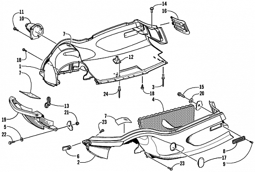 BELLY PAN AND FRONT BUMPER ASSEMBLY