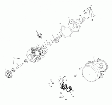 WATER PUMP/OIL PUMP - S02NP7CS/S02NE7CS (4973447344D06)