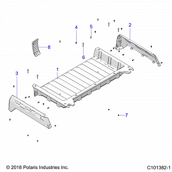 BODY, CARGO BOX - A18HZA15B4 (C101382-1)