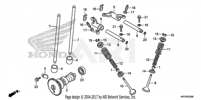 CAMSHAFT + VALVE