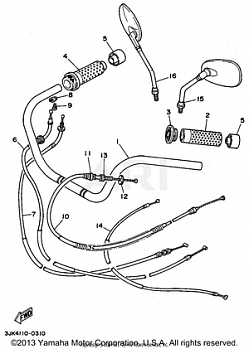 STEERING HANDLE CABLE