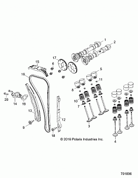 ENGINE, VALVES and CAMSHAFTS - Z17VBE87N2 (701096)